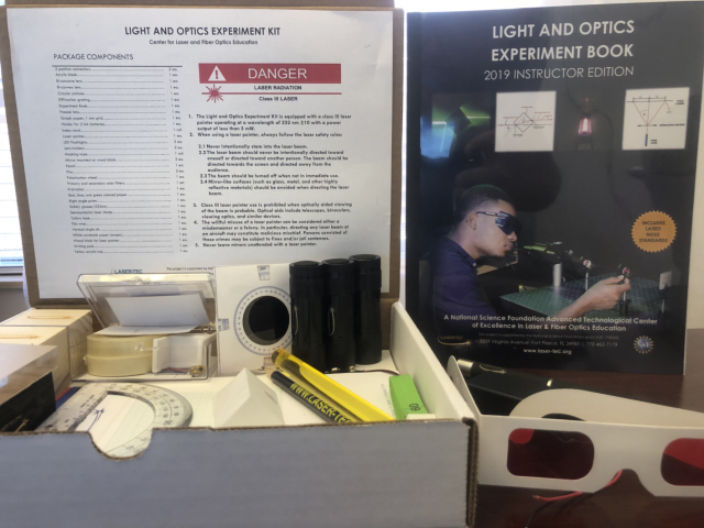 Light and Optics Experiment Kit